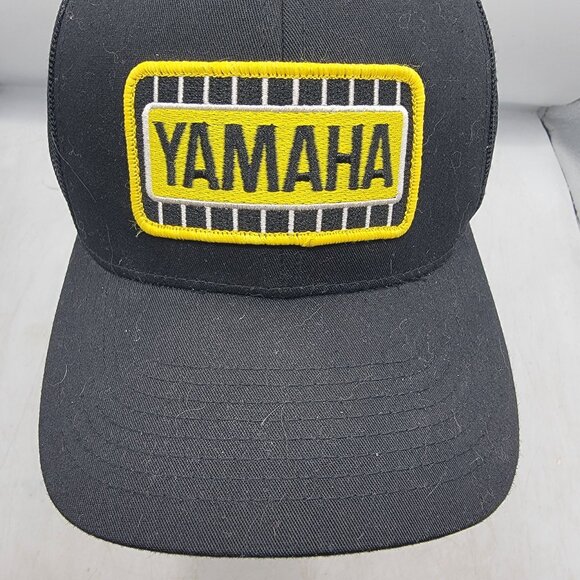 Yamaha Adults Black Trucker Hat Motorcycles Motocross Casual Outdoors Adjustable - Picture 9 of 9